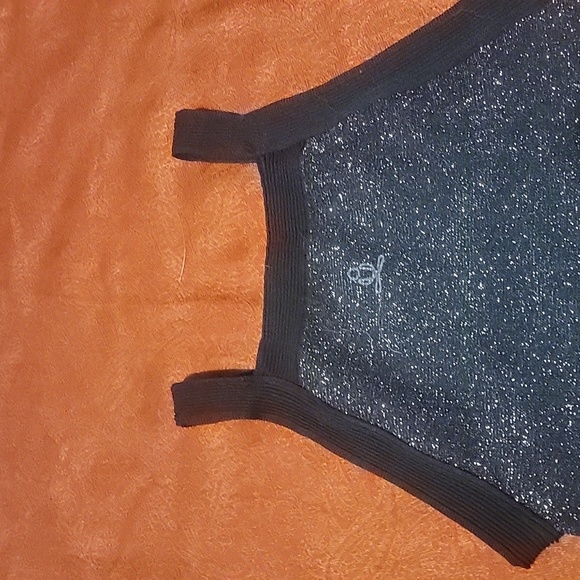 Phat Buddha Yoga Top Size XS/S Sparkly Black - Picture 3 of 4